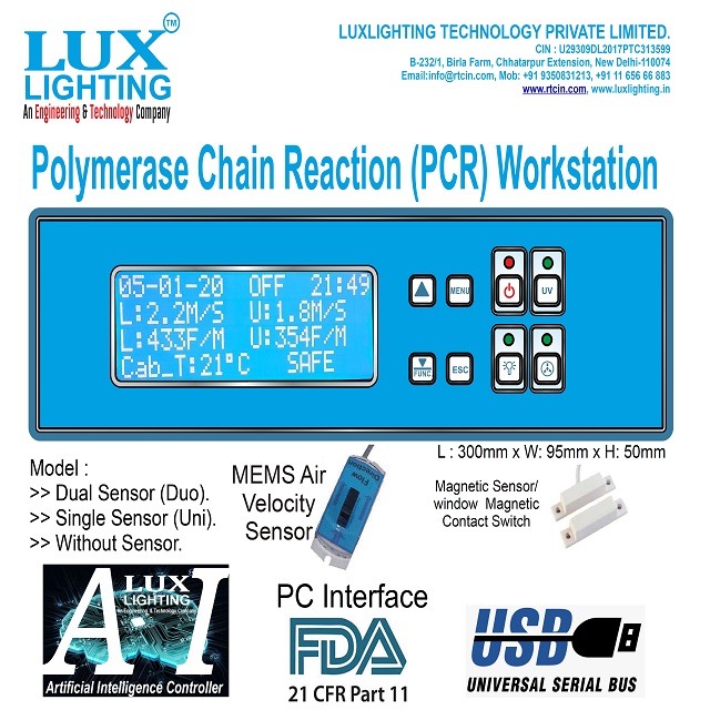 Polymerase Chain Reaction (PCR) Workstation